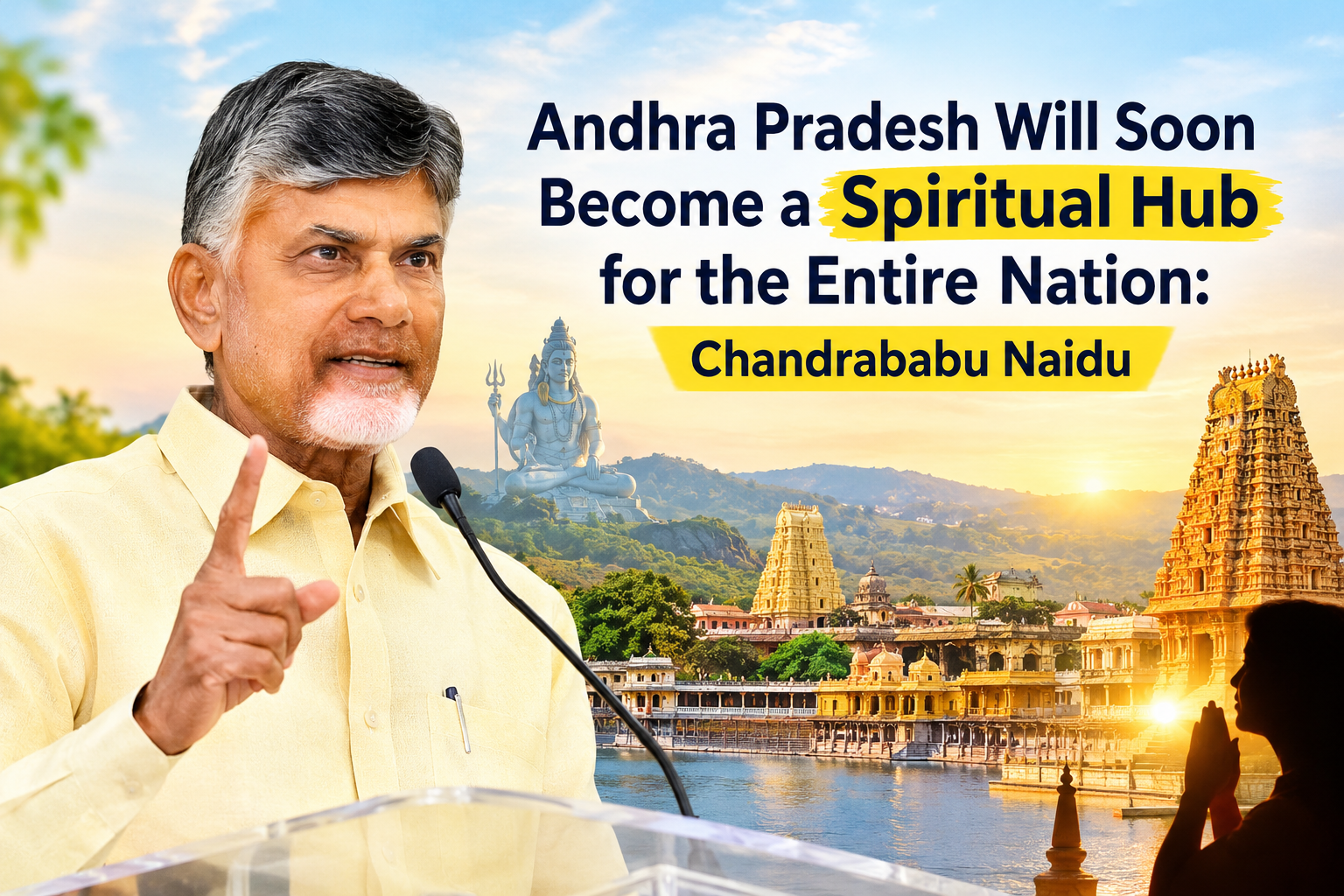 Andhra Pradesh Will Soon Become a Spiritual Hub for the Entire Nation: Chandrababu Naidu